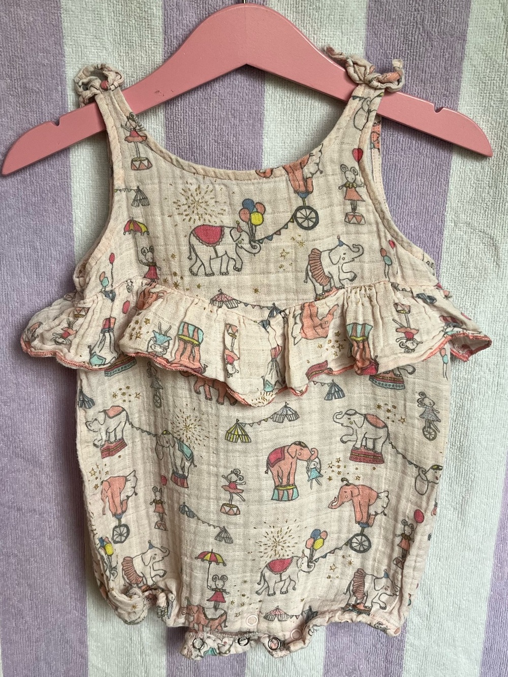 Baby Circus Print Bubble Mudpie